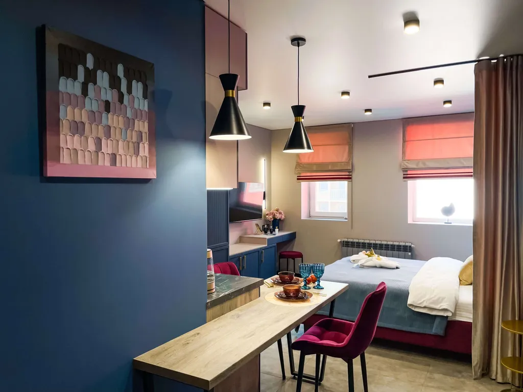 Дизайнерская студия премиум-класса в новом ЖК Дом на набережной