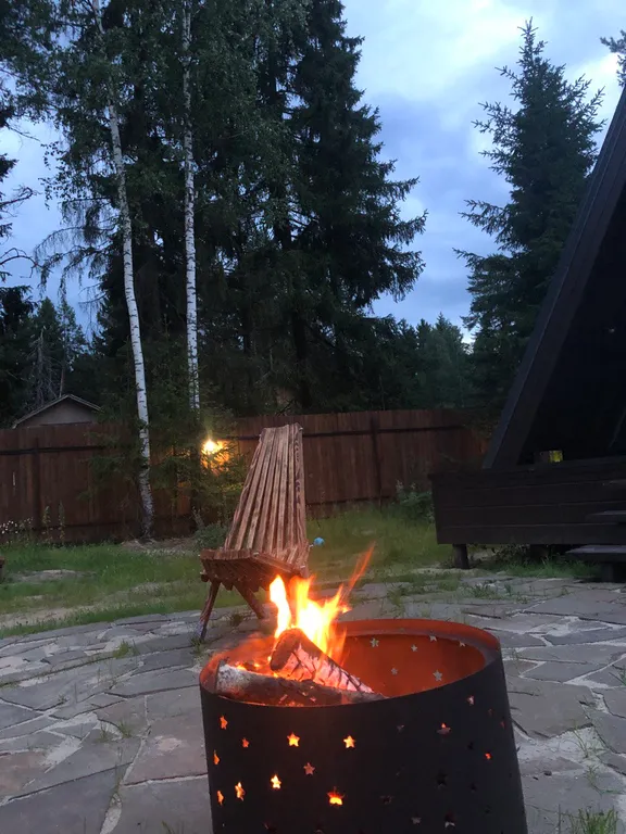 Коттедж Домик Березовый на территории 30 соток — Черноголовка