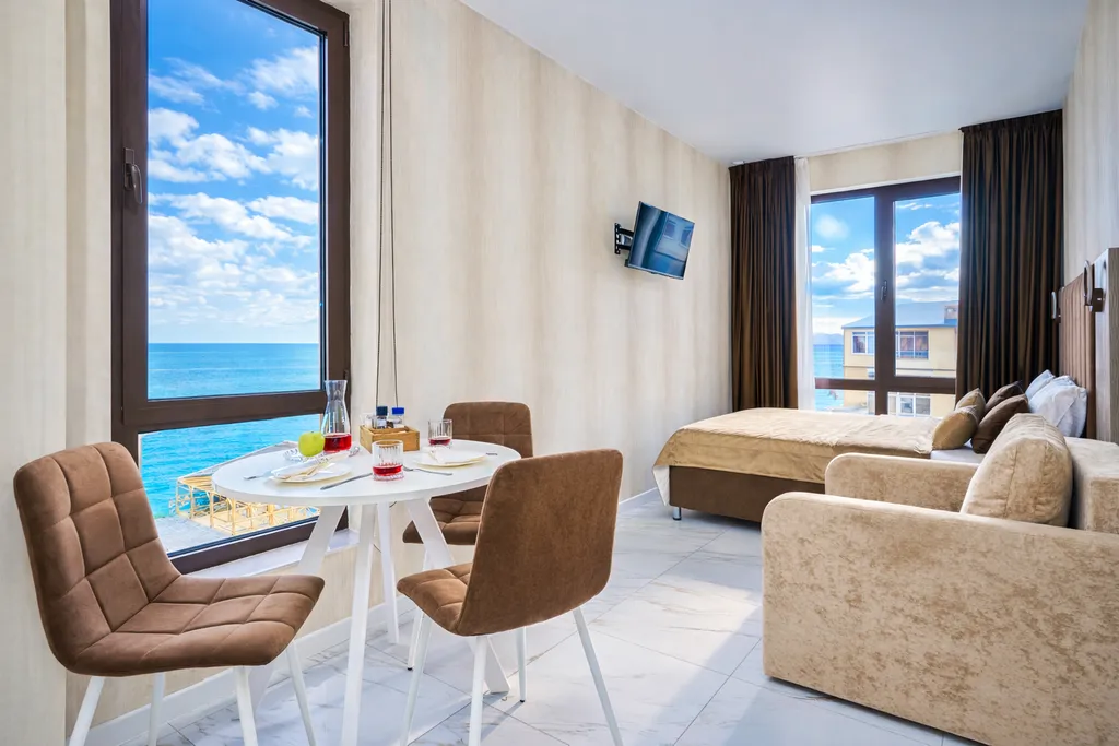 Квартира Комфорт студия с видом на море и реку — аренда посуточно в Лазаревское