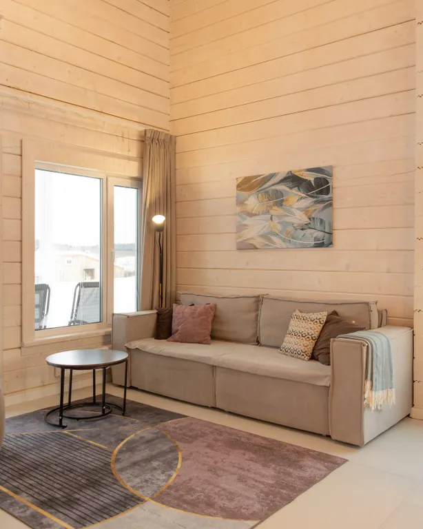 Большой дом с видом на озеро, 3 спальнями, сауной и настольным футболом