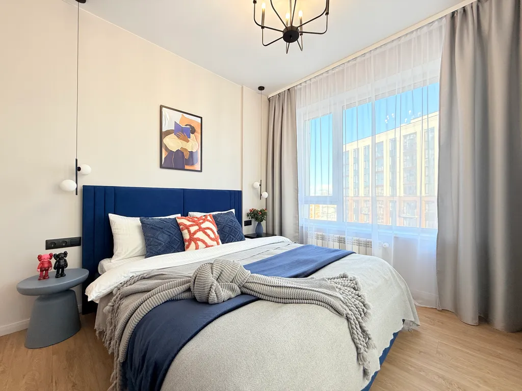 Квартира Квартира Яркий дизайн, панорама на реку прямо с кровати — Новосибирск