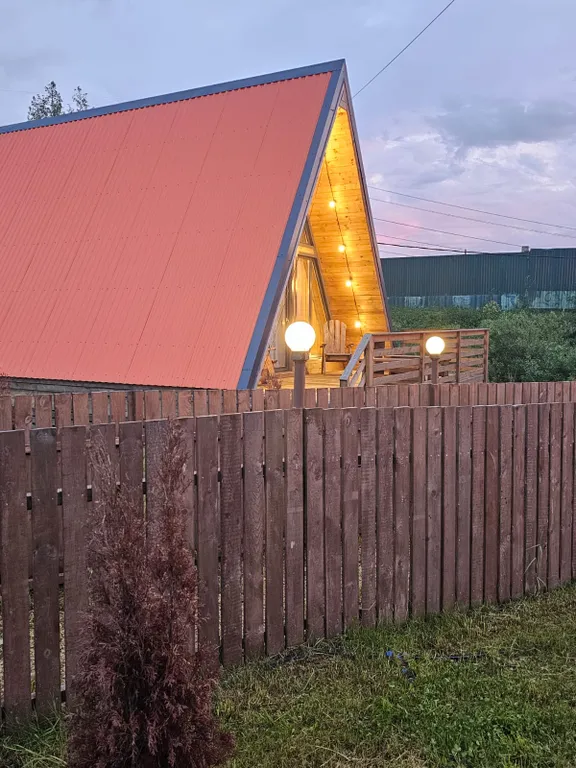 Коттедж Современный дом в стиле A-frame — Иннолово
