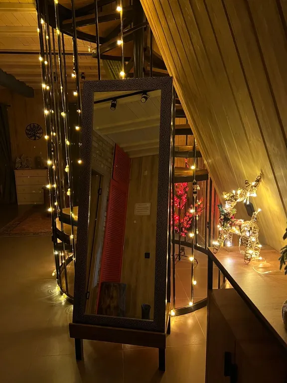 Уютный A-Frame в лесном массиве на берегу реки