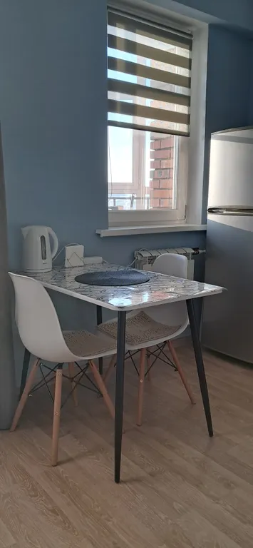 Студия с панорамным видом на город