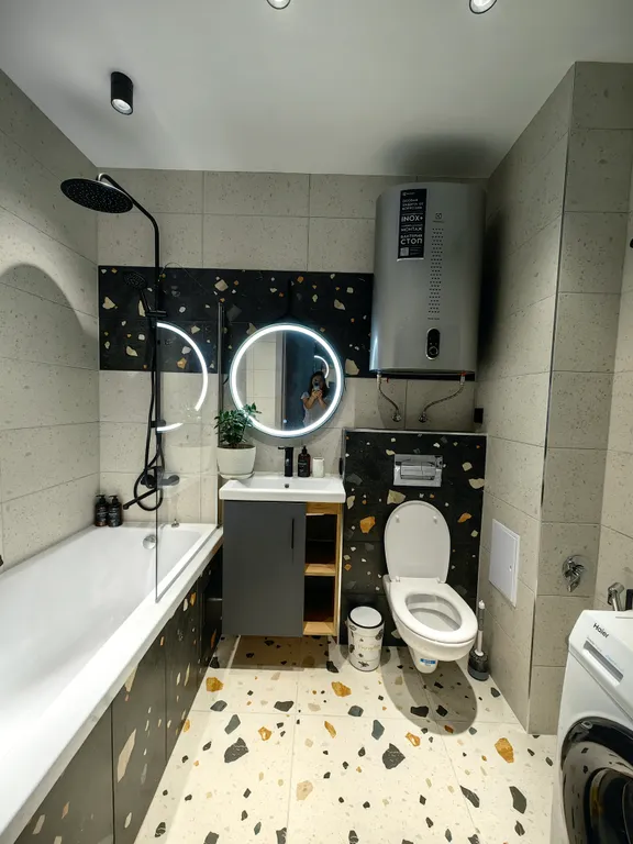 Терракотовая квартира рядом с подъемником на Горный Воздух