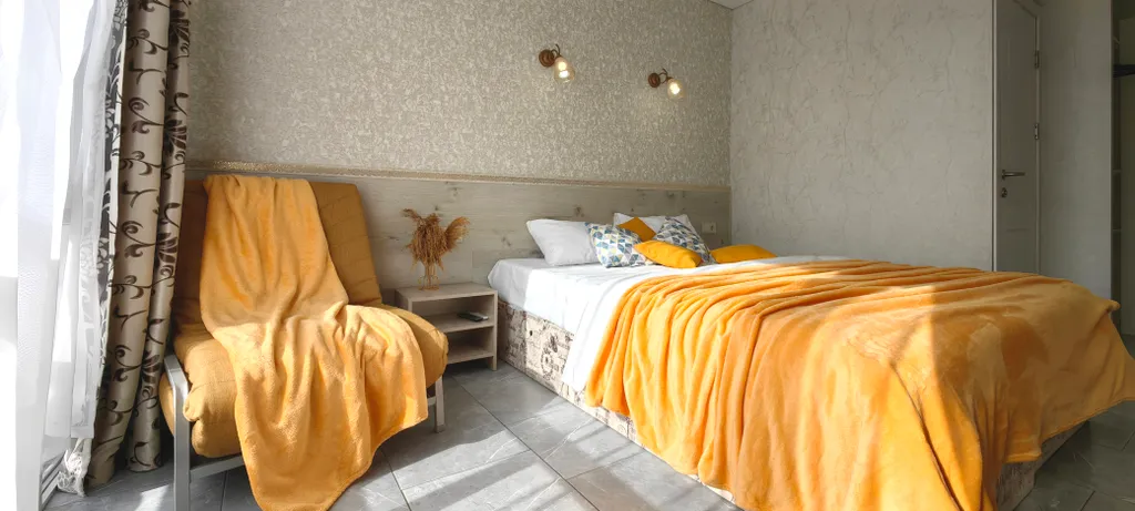 Уютный апарт плюс с балконом, отопление, беседка, парковка