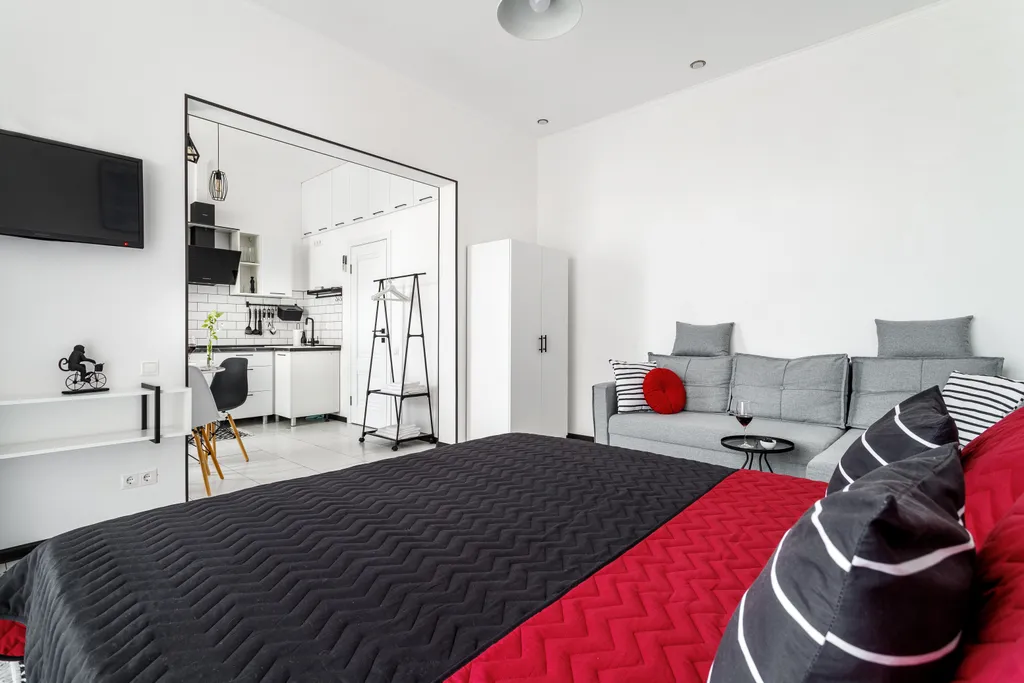 Квартира Квартира Дизайнерская студия с видом на море от Home Group apartments — Геленджик