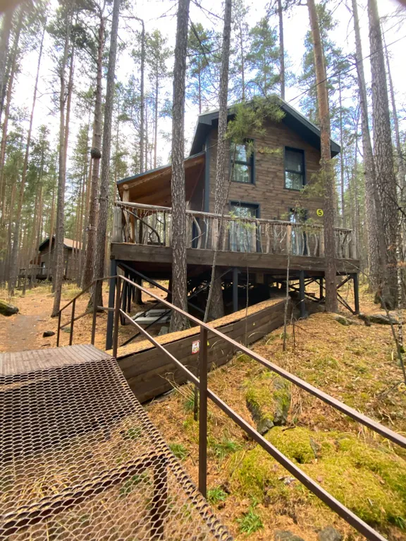 Домик на базе отдыха у озера Тургояк