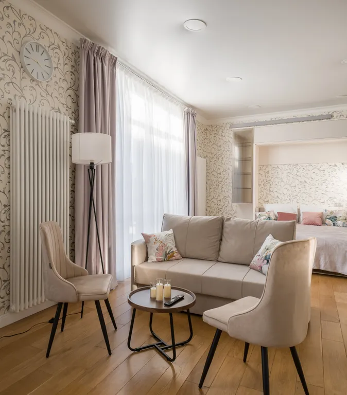 Квартира Квартира Дизайнерский апартамент-студия около Лахта-центра — Санкт-Петербург