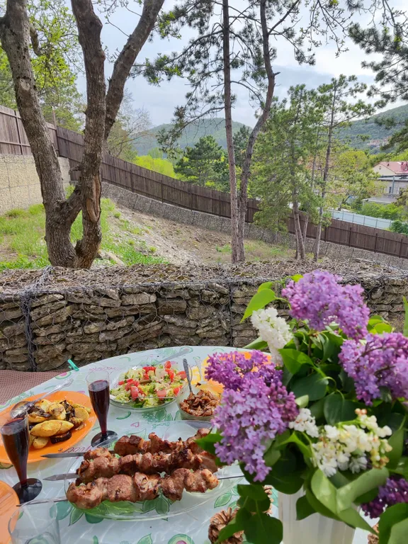 Дом с мансардой