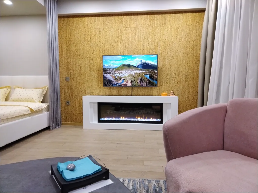 Апартаменты люкс с электрокамином