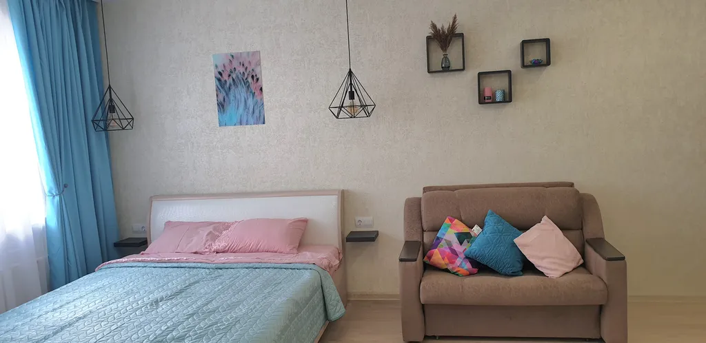 Уютная квартира-студия в железнодорожном районе