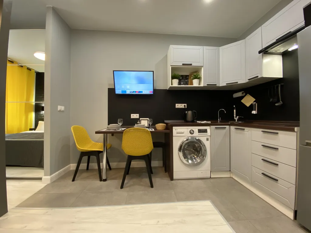 Квартира Квартира Студия желто-черная в ЖК Sreda — Москва