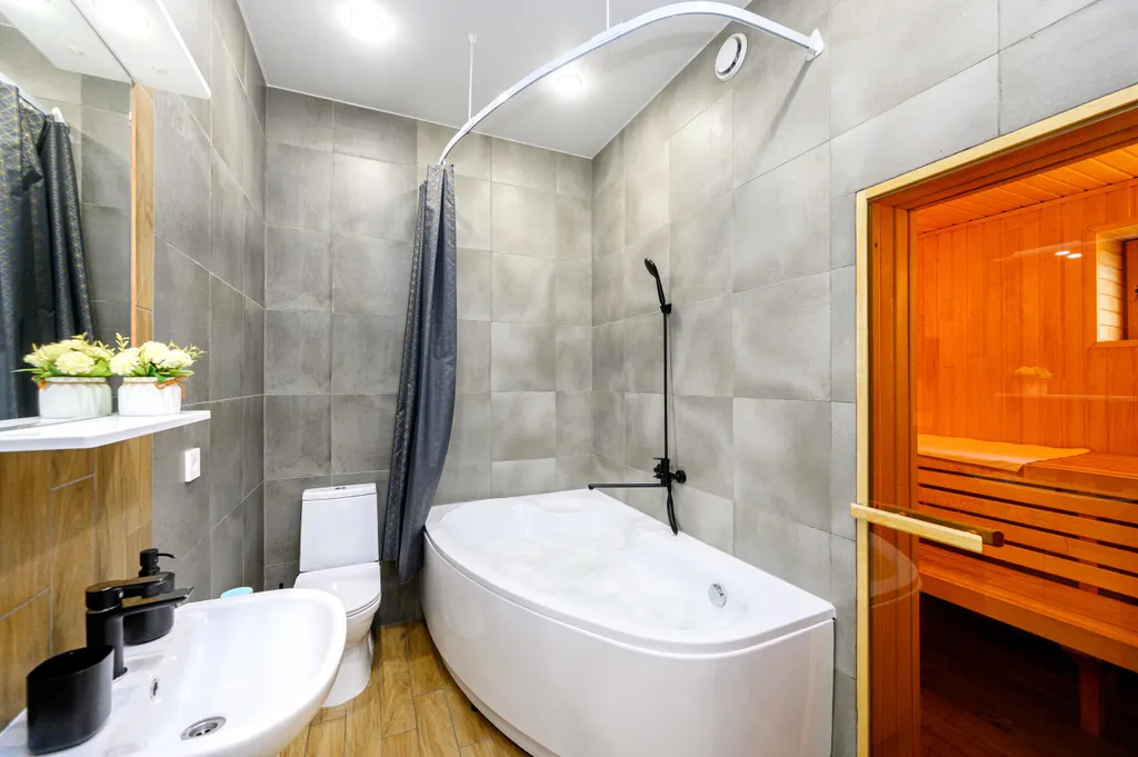 Коттедж Уютный дом с финской сауной для семейного отдыха — Новоселье