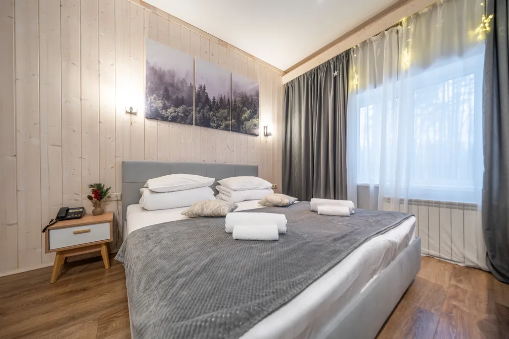 Уютные апартаменты с видом на лес