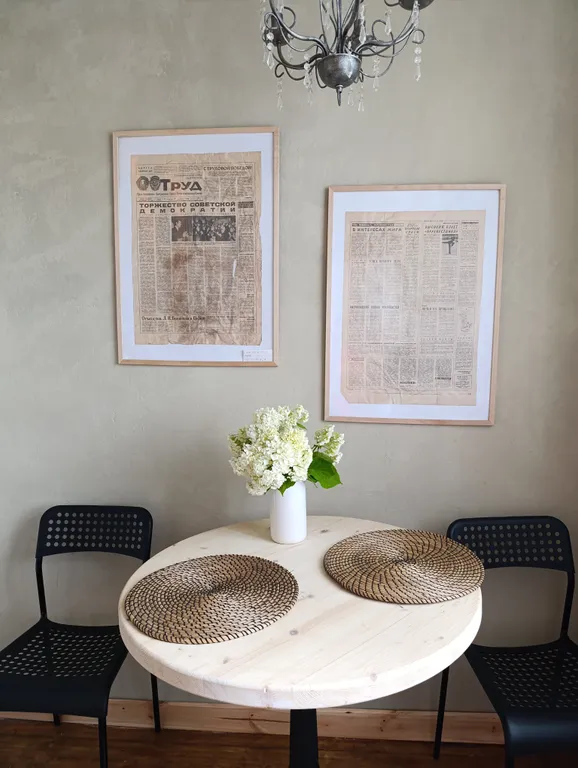 Однушка с видом на город и небо