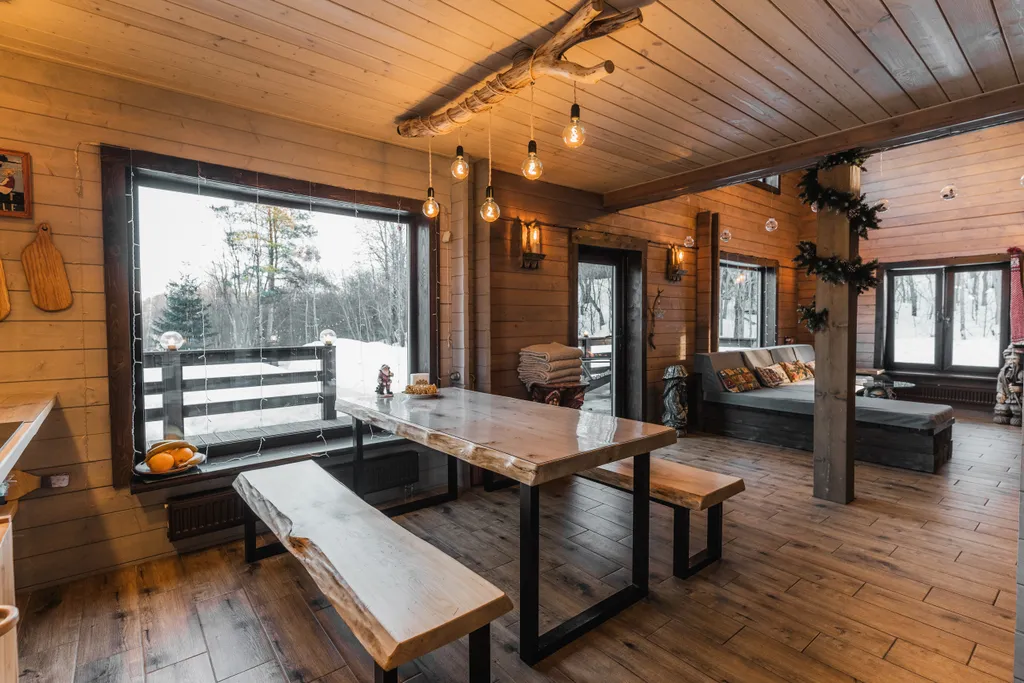 Дом Talotonttu на холме в окружении леса