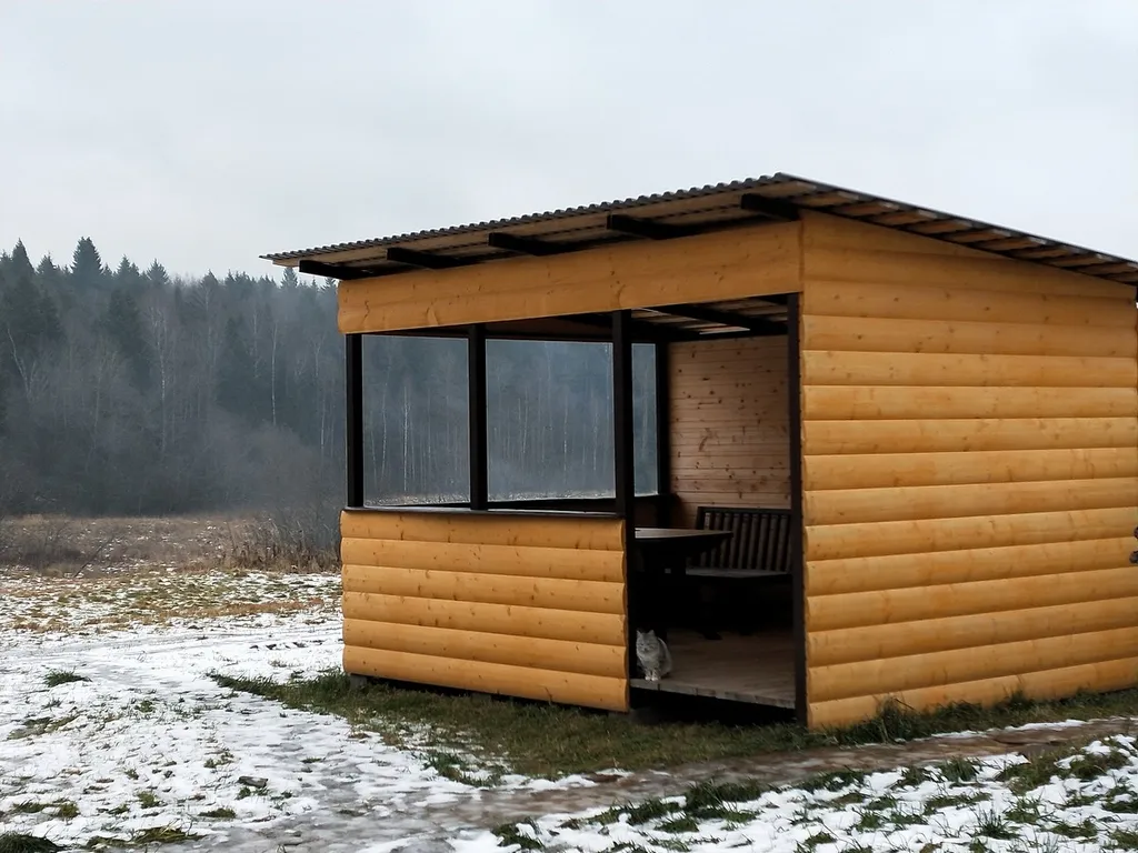 Коттедж Уютный дом с камином, баней на дровах и чаном в лесу на берегу реки — Старово