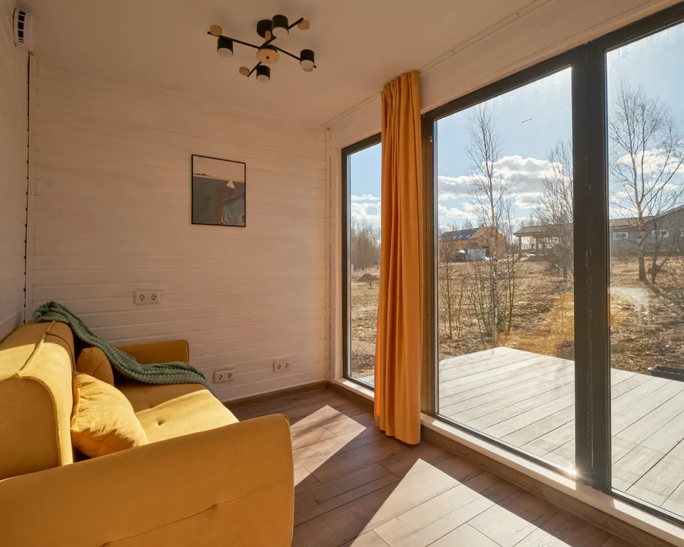 Уютный дом на можайском водохранилище в поселке с собственным пляжем