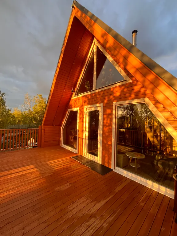 Коттедж Домик а-фрейм на участке 10 соток — аренда посуточно в Мончегорск