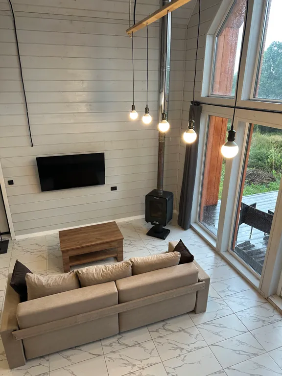 Коттедж Новый дом, барнхаус с баней и чаном на природе — Шумилово