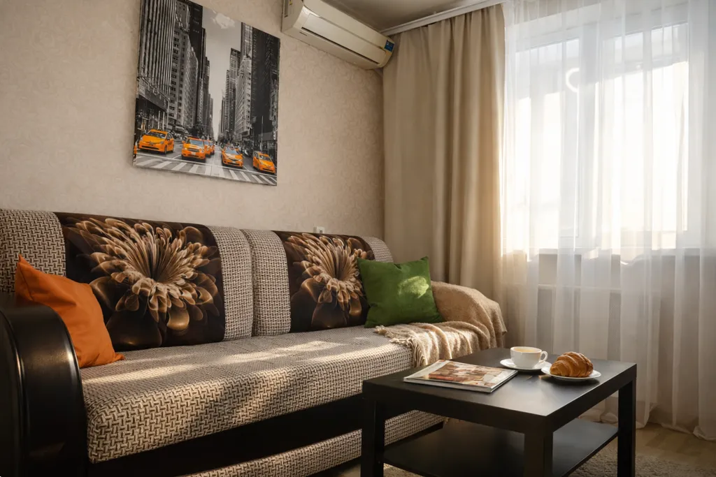 Просторная квартира с видом на город