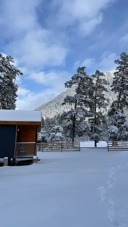 Шале Mirgor.almadi с прекрасным видом на горы