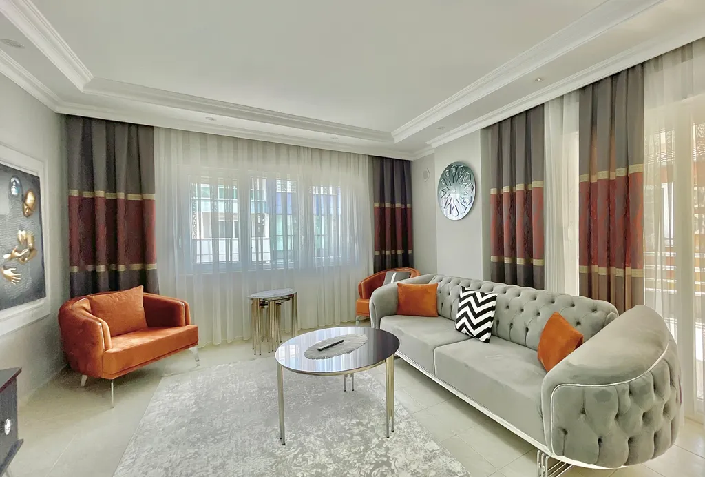 Роскошная квартира 2+1 на берегу средиземного  моря