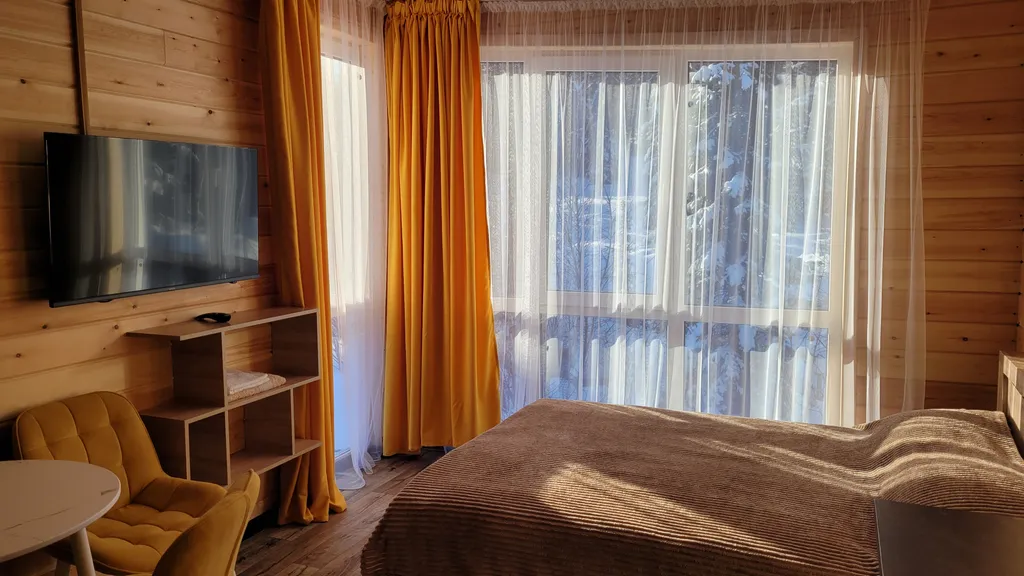 Коттедж Студия для двоих, часть дома с отдельным входом — Шерегеш