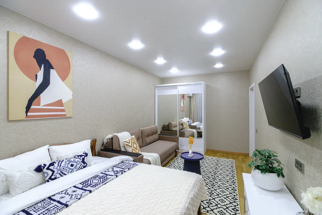 1-комнатная,центр,закрытая парковка ,военный госпиталь