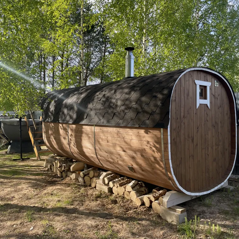 Уютный коттедж в стиле A-Frame