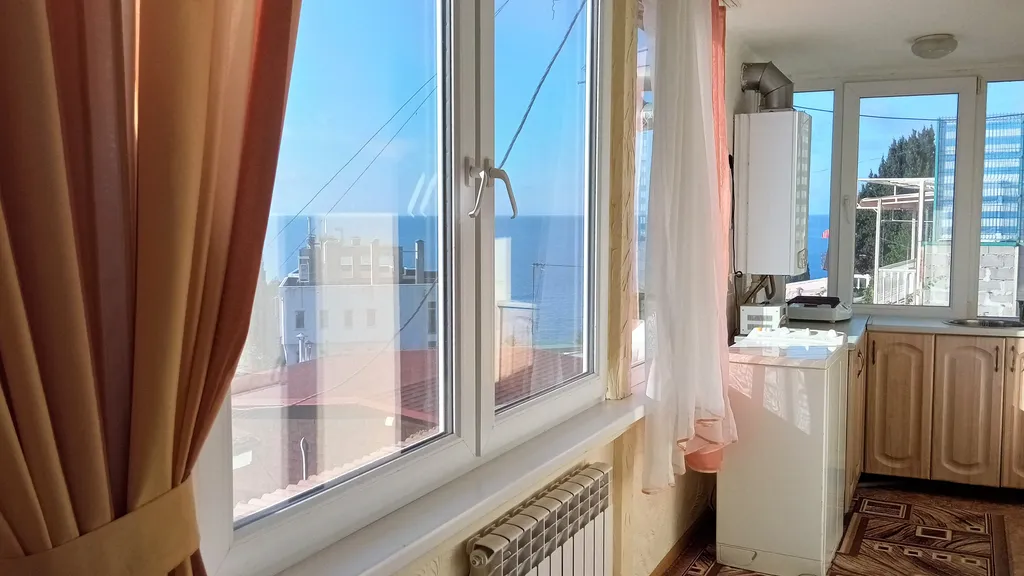 Квартира с видом на море для семьи в 5-6 минутах от пляжа