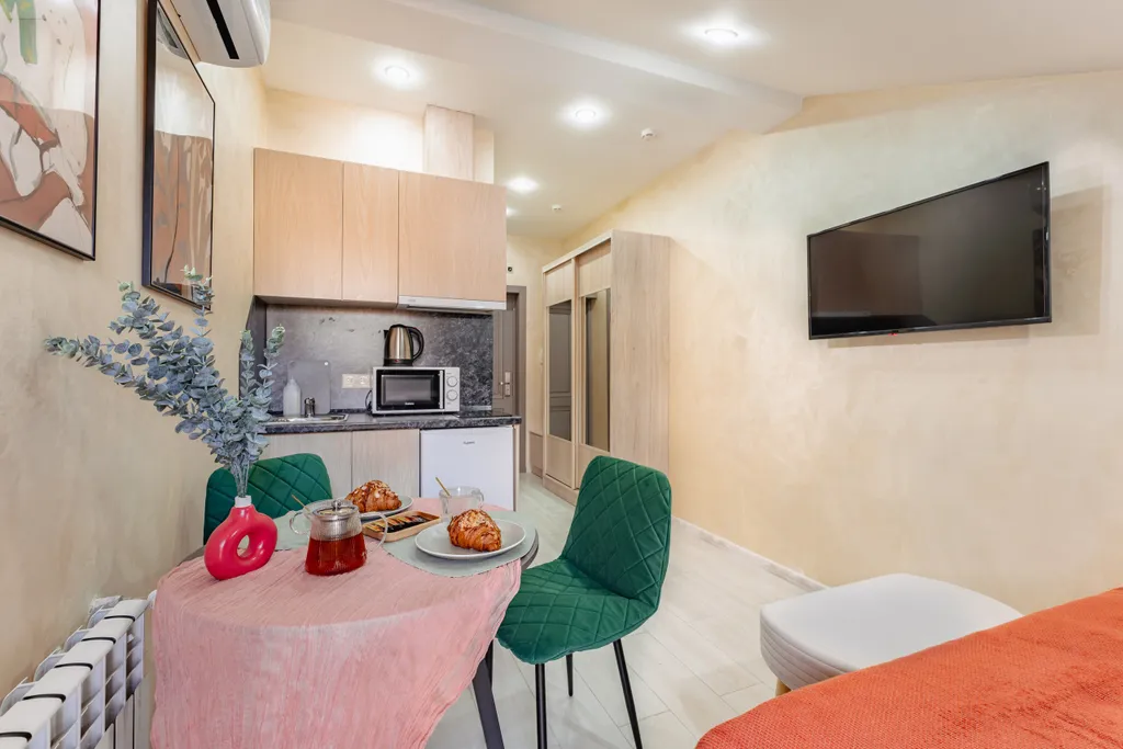 Студия Мацеста Грин с сауной и теплым бассейном