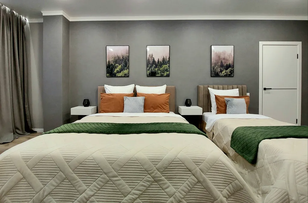 Квартира в современном экостиле с кондиционером