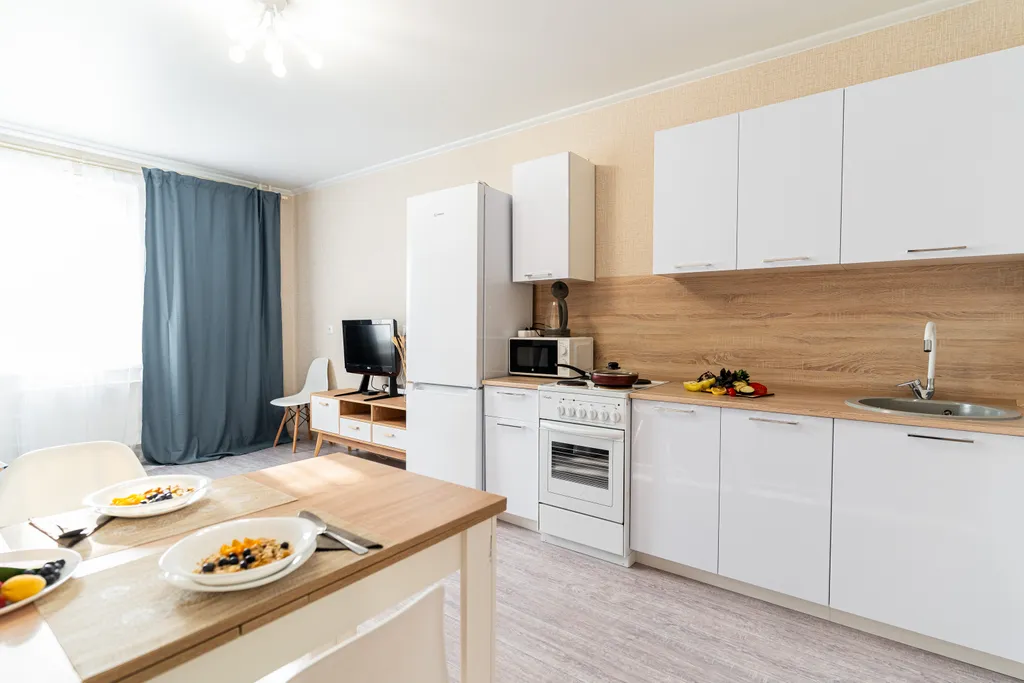 Уютная квартира в ЖК Алексино с видом на море и горы