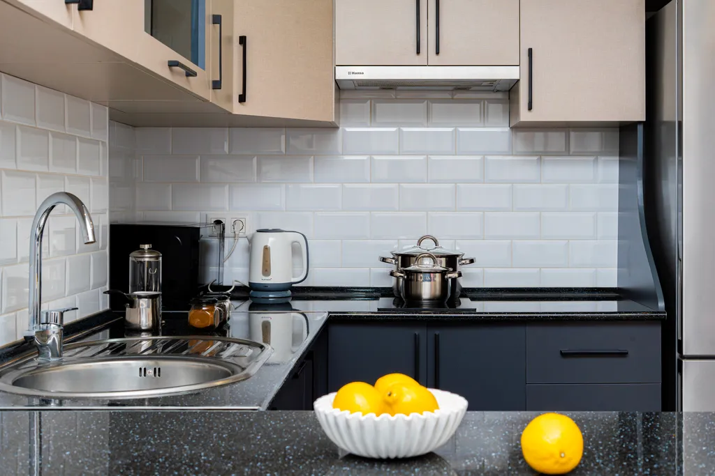 Квартира с 1 спальней и балконом в центре города