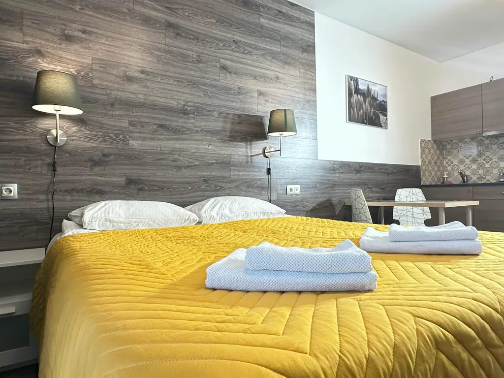 Лучший выбор для отдыха, просторная чистая студия в современном ЖК