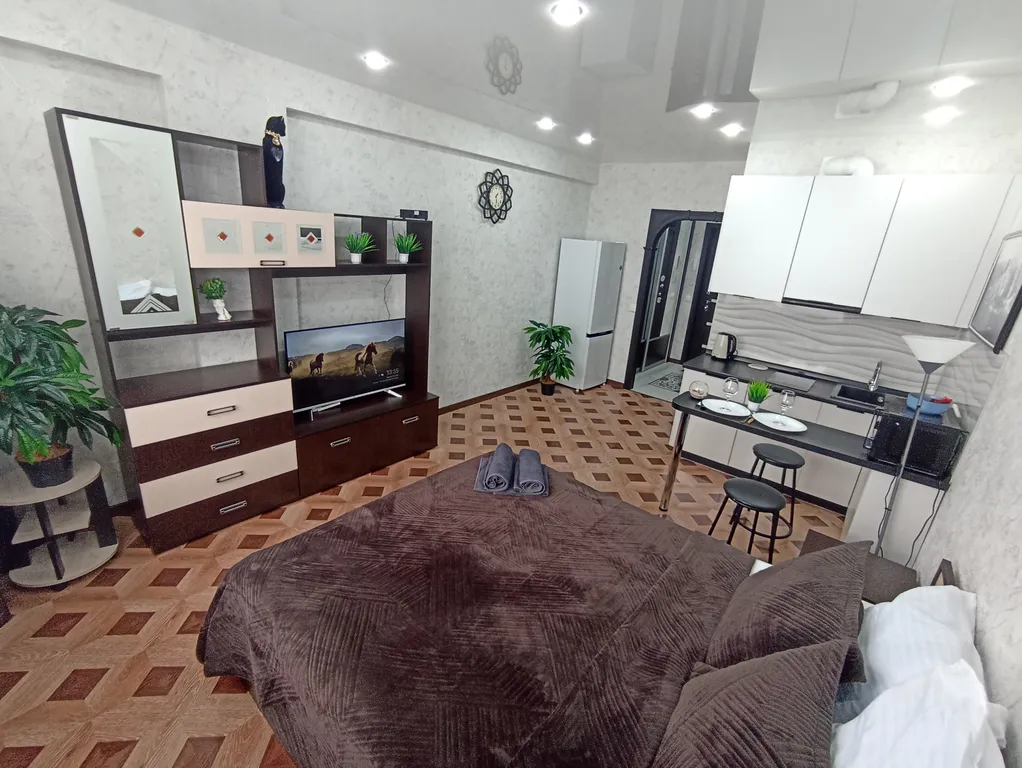 Современная студия в новом доме