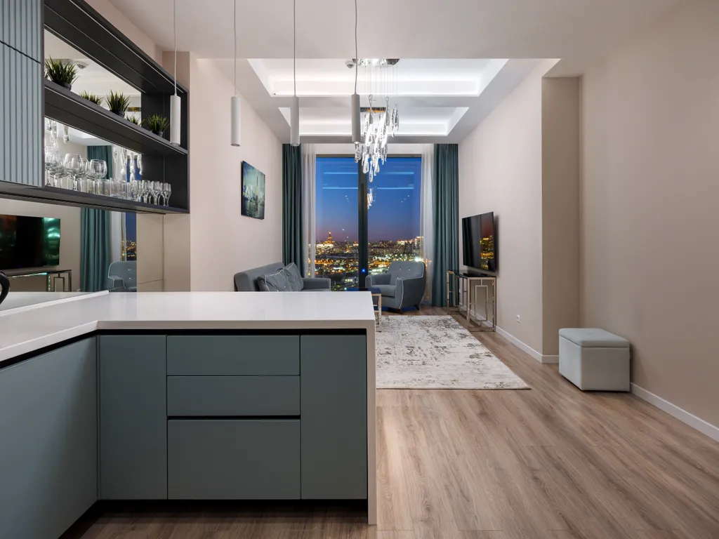 Уютный семейный апартамент в москве-сити