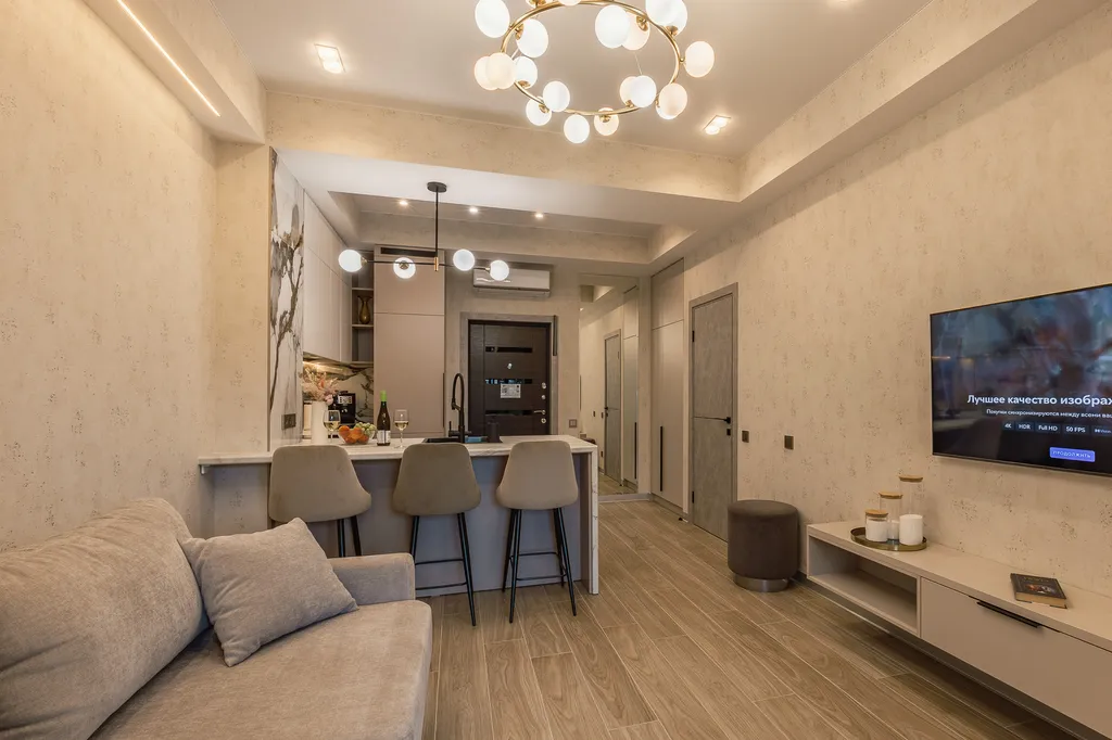 Стильная видовая квартира в приморском парке