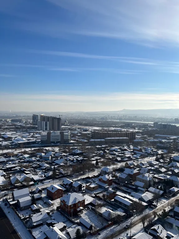 Квартира Квартира Уютная студия с видом на город и Енисей — Красноярск
