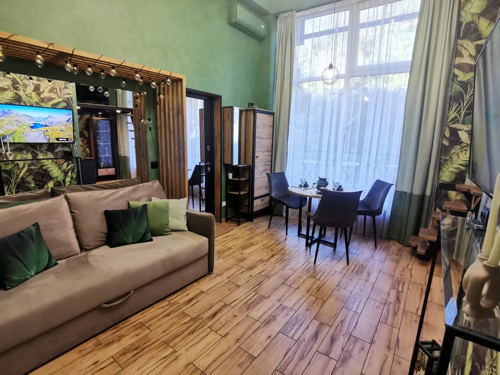 Дизайнерская квартира в зеленом Дагомысе