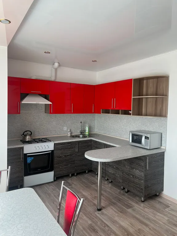 Апартаменты с видом на озеро и горы