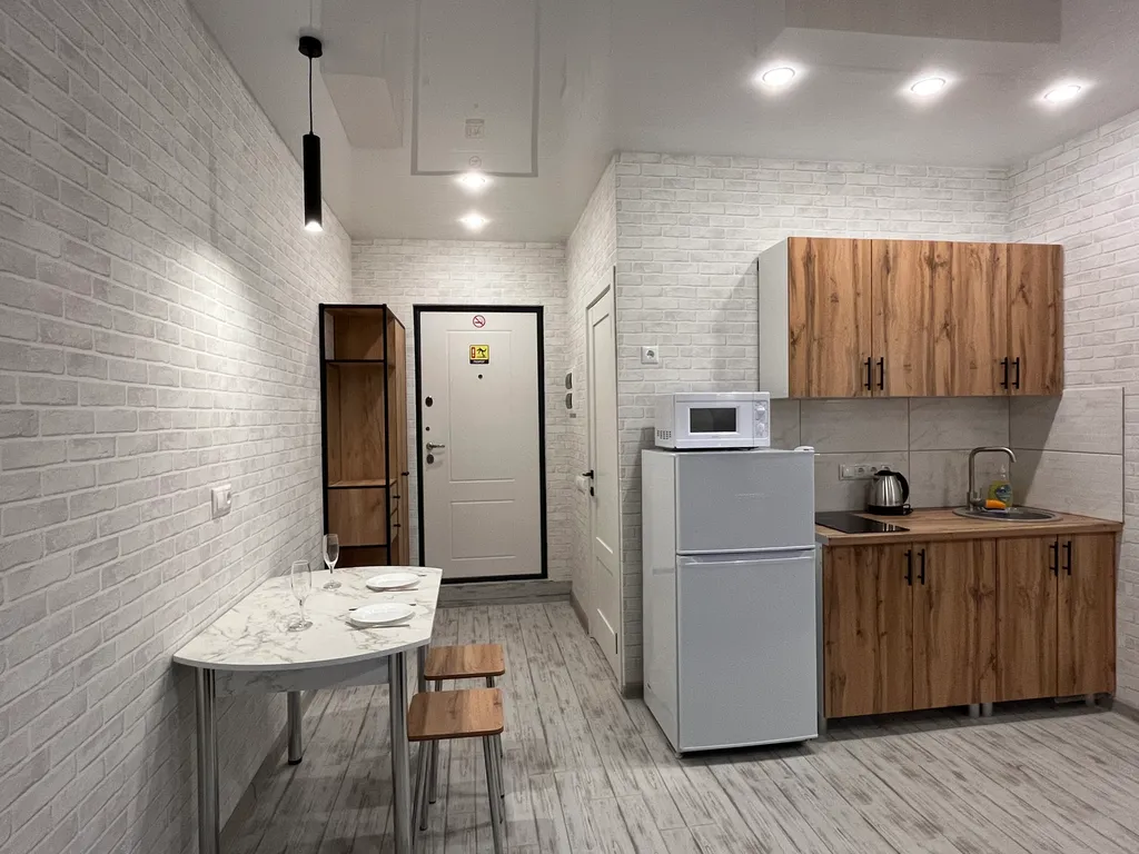 Новая студия с видом на Волгу с высоты птичьего полета