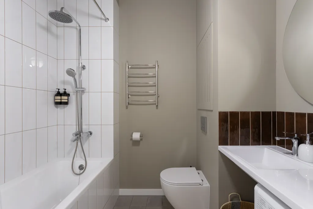 Просторная студия Mosaic brown с балконом для 3 гостей