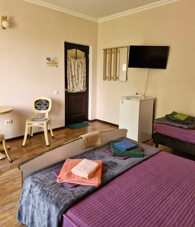 Семейная комната с балконом и личным внешним санузлом