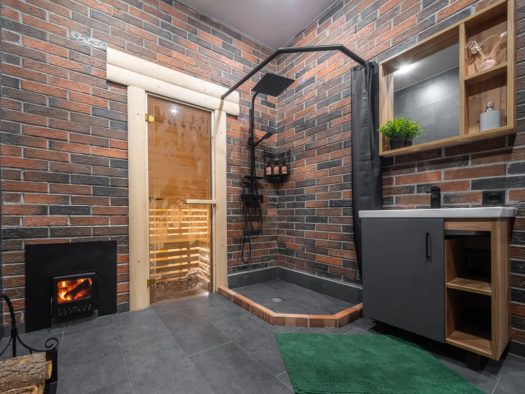 Апартаменты с баней и камином