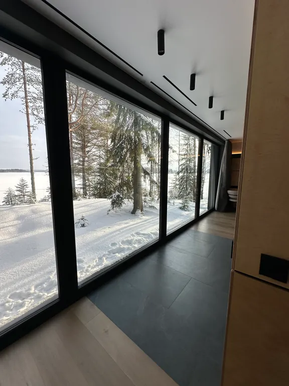 Дом в Карелии с видом на сосновый лес