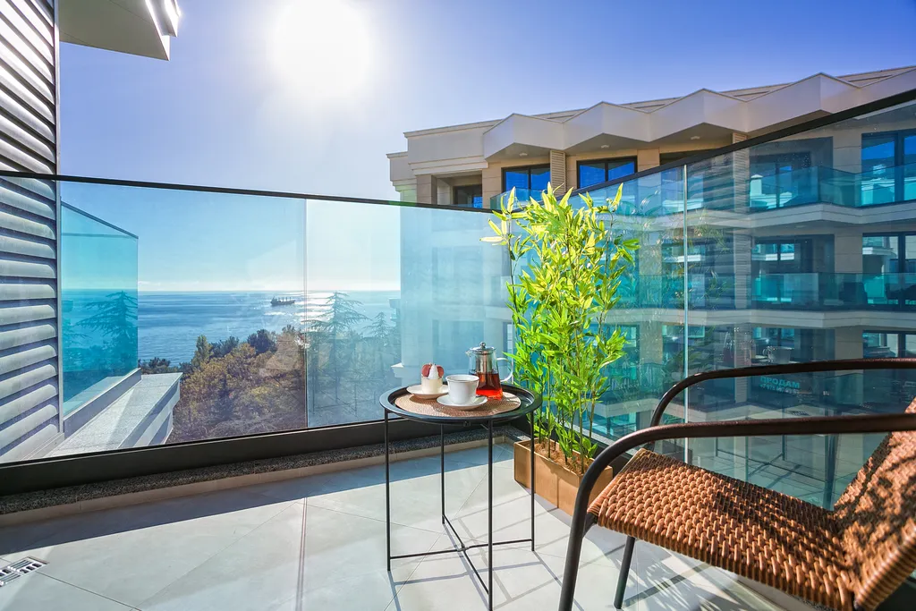 Стильная квартира Чайка с видом на море