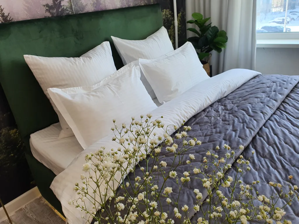 Квартира с большой кроватью и оплаченными домашними кинотеатрами